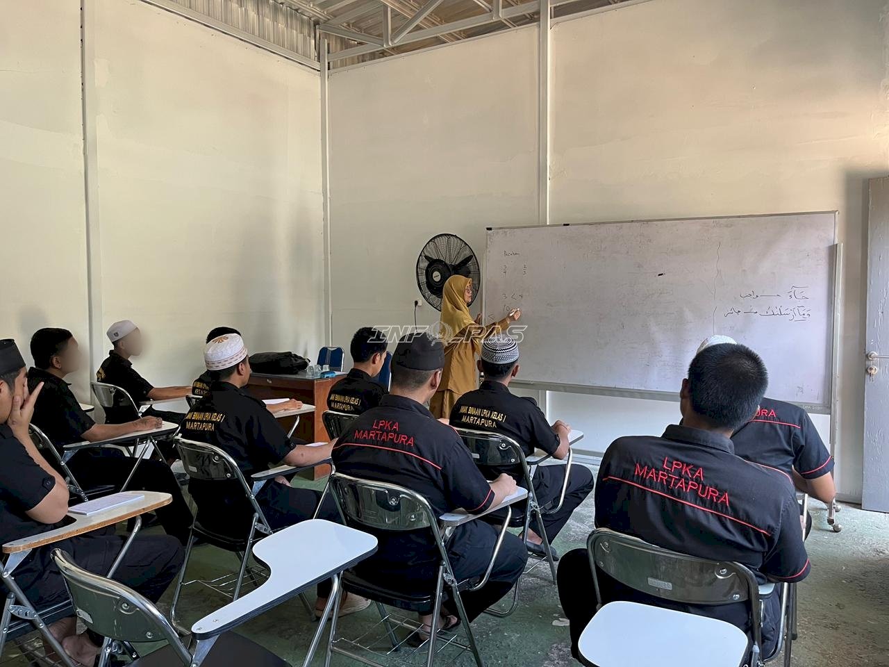 Perkuat Pendidikan Anak Binaan, LPKA Martapura Gelar Pembelajaran IPS dan Matematika bersama PKBM Insan Sekumpul