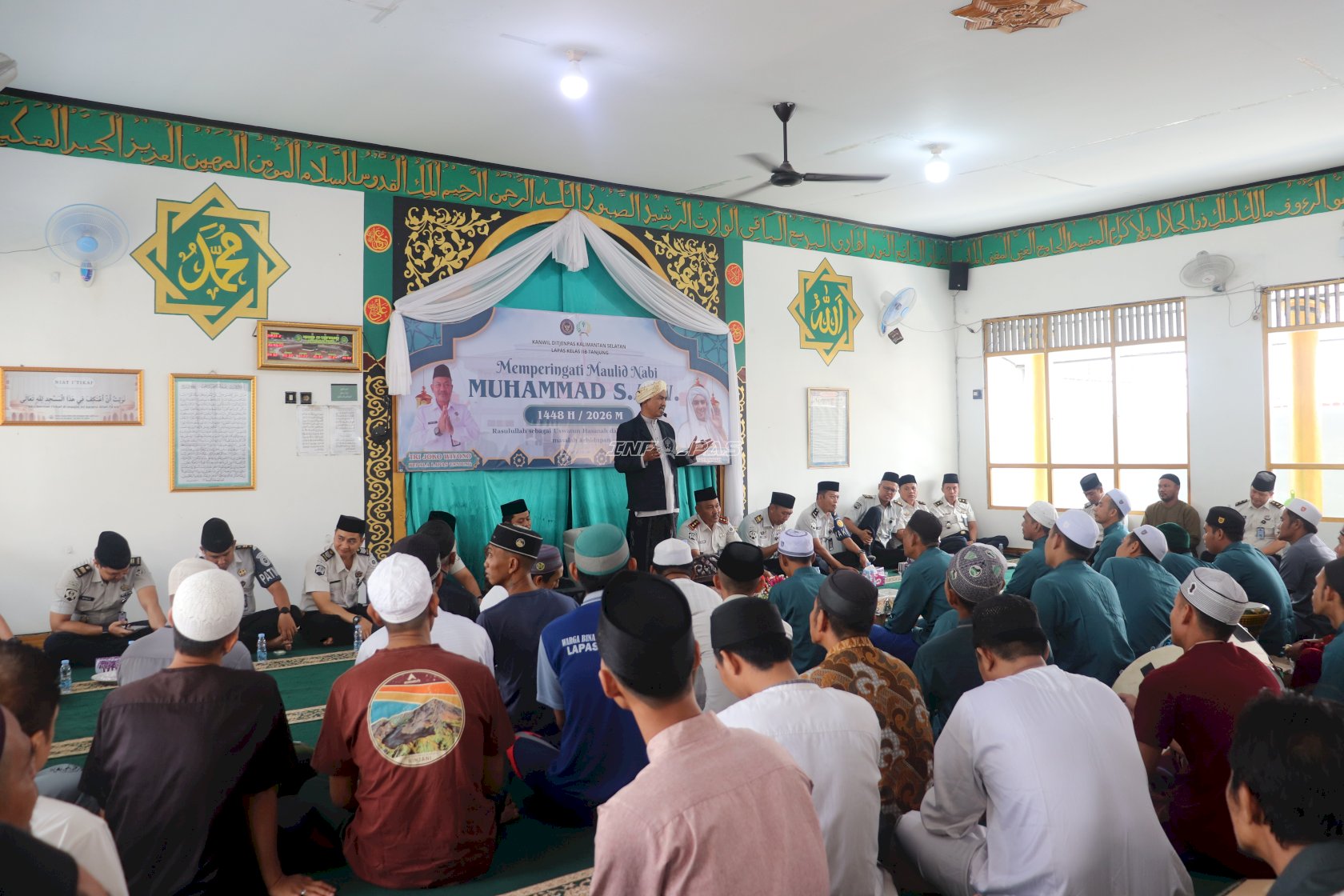 Lapas Tanjung Peringati Maulid Nabi, Warga Binaan Dalami Keteladanan Rasulullah
