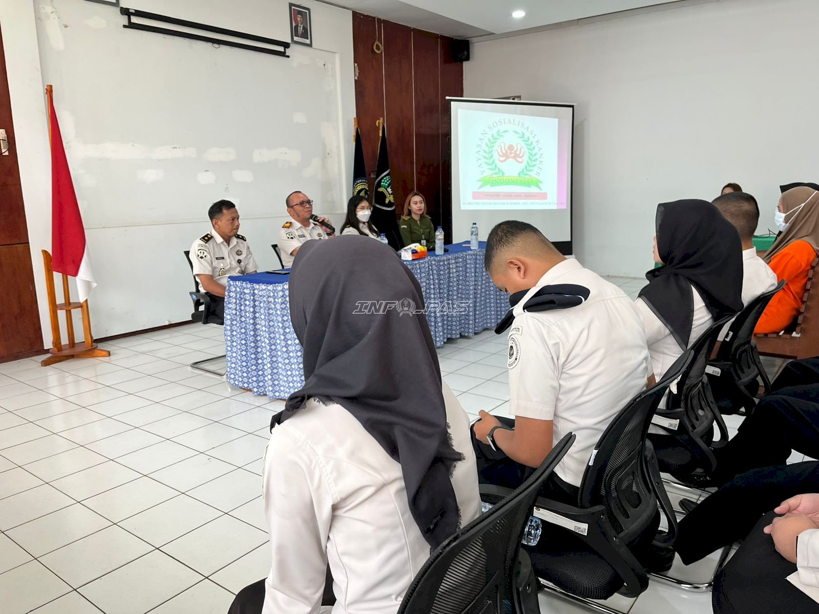 Rutan Rantau Gandeng Yayasan Kanker Indonesia Beri Edukasi Kesehatan Petugas dan Warga Binaan