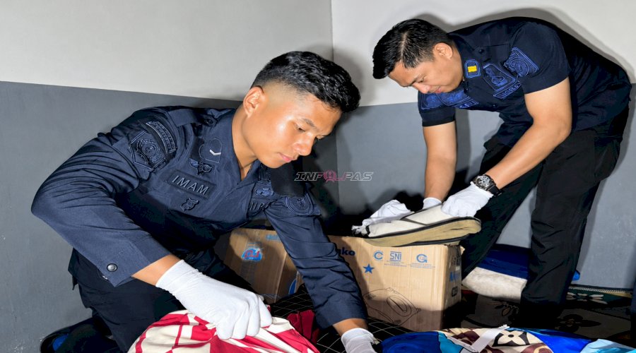 Petugas Lapas Takalar Razia Malam Blok Hunian Warga Binaan