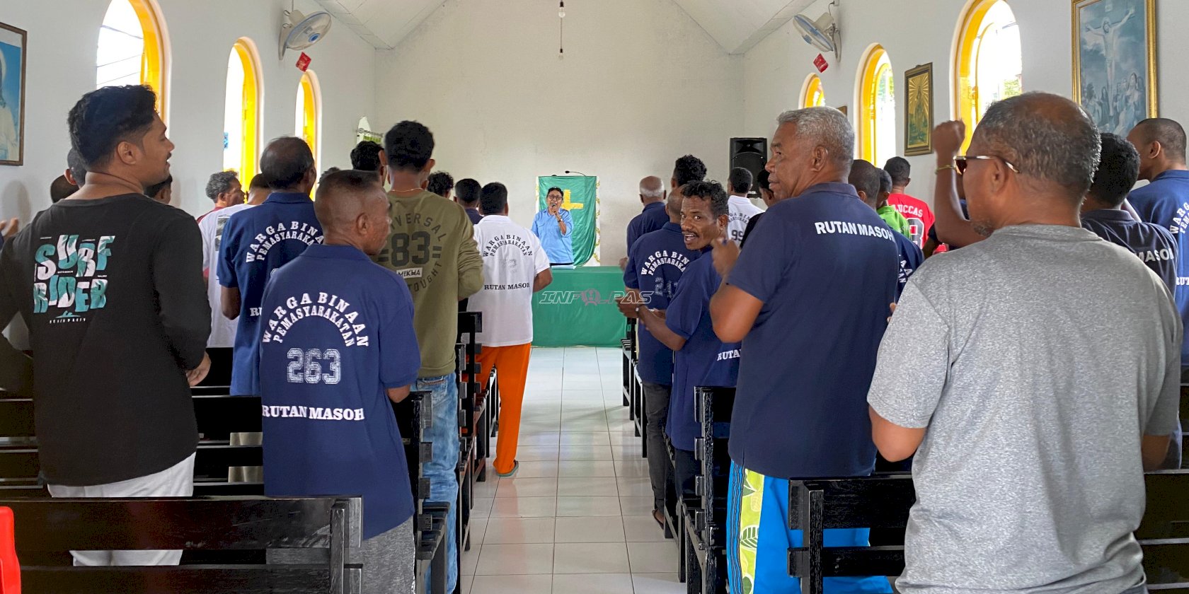 Rutan Masohi Gelar Pembinaan Rohani Kristen di Gereja Imanual