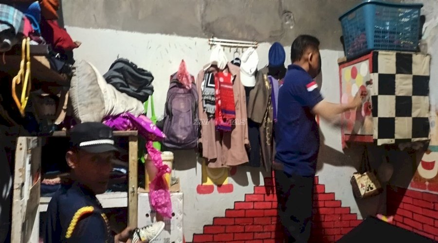 Realisasikan Bebas Halinar, Tim Gabungan Lapas dan Polsek Wahai Sisir Blok Hunian