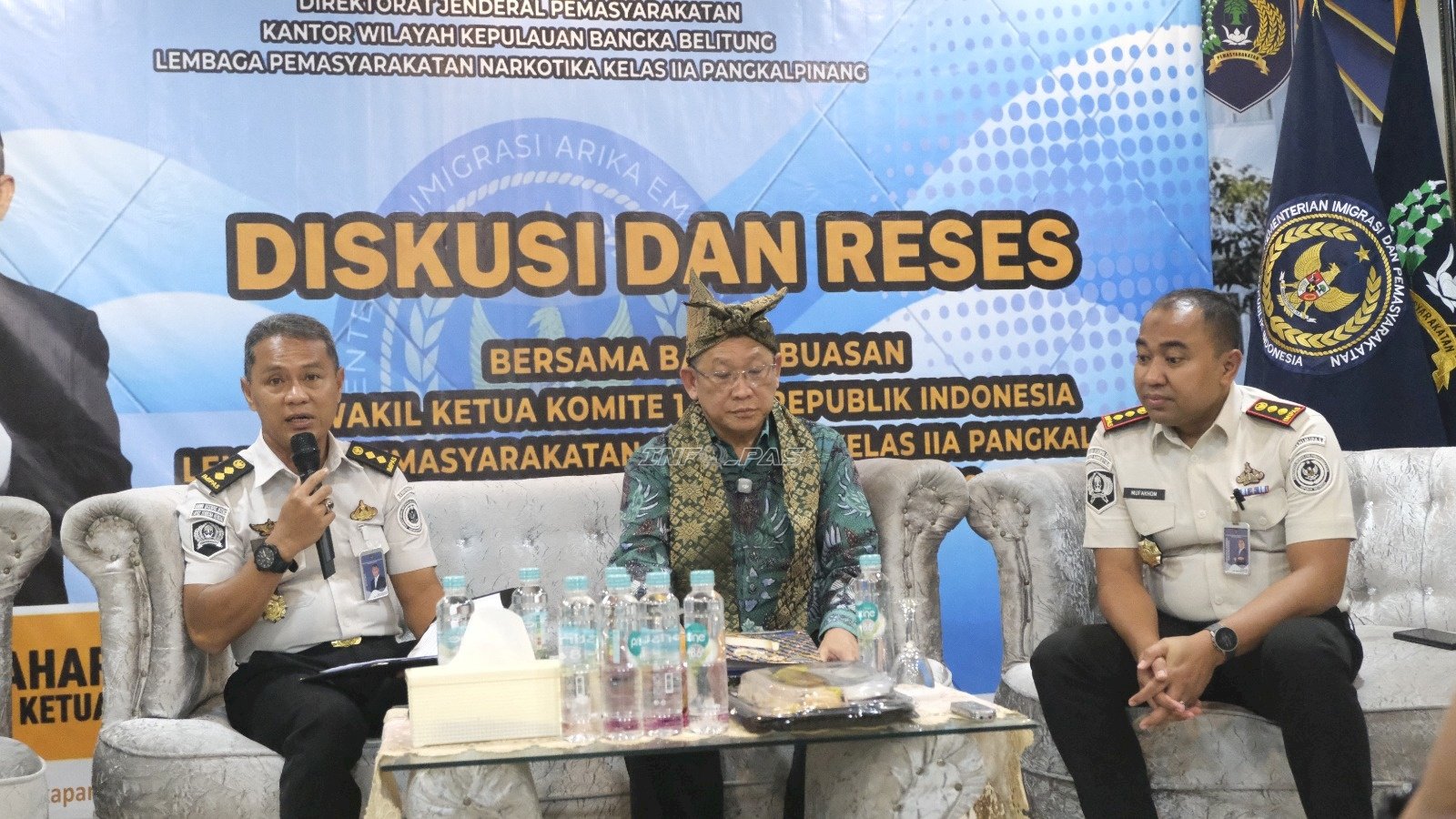 Kanwil Ditjenpas Babel Bahas Penanganan Overcrowding bersama Komite I DPD RI
