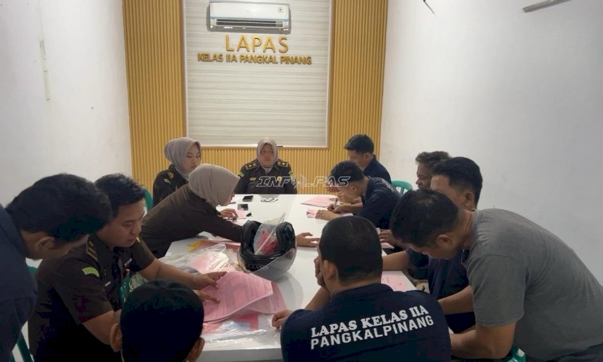 Lapas Pangkalpinang Fasilitasi Pengembalian Barang Warga Binaan oleh Kejari