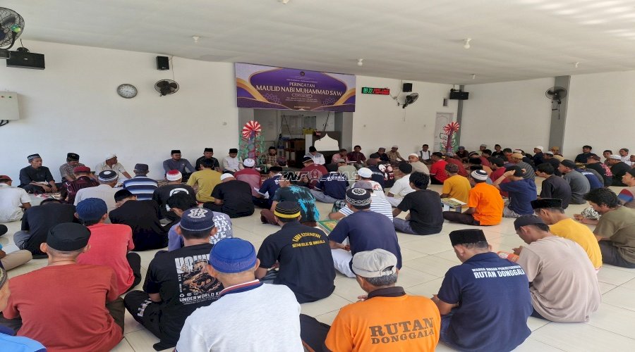 Peringatan Maulid Nabi Jadi Momentum Perbaikan Diri Warga Binaan Rutan Donggala