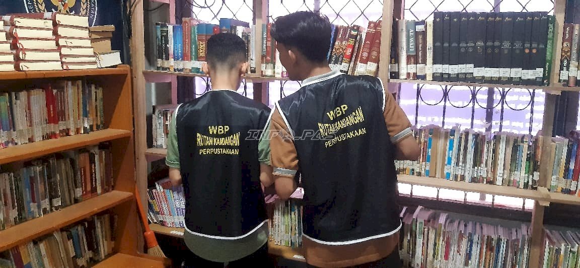 Rutan Kandangan Optimalkan Layanan Perpustakaan Tingkatkan Literasi Warga Binaan