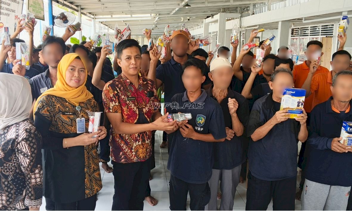 Lapas Pangkalpinang Pastikan Kebutuhan Nutrisi Warga Binaan Lansia Terpenuhi