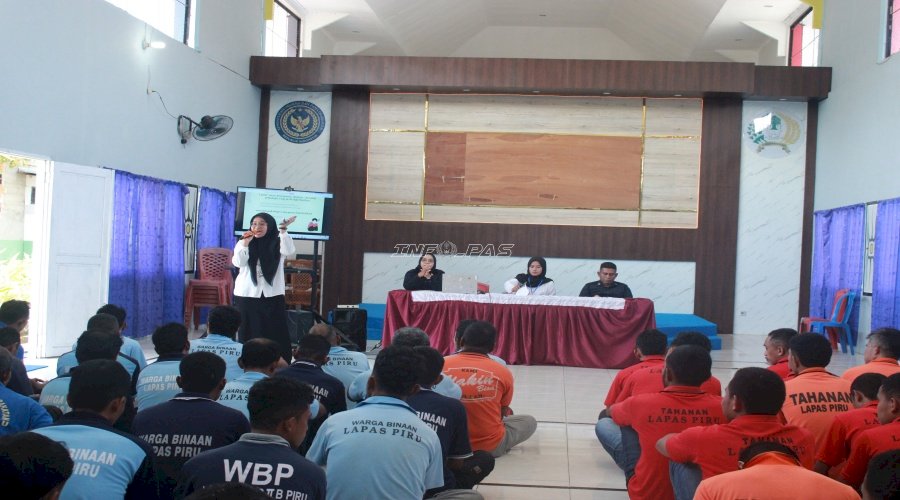Jaga Kesehatan Mental Warga Binaan, Lapas Piru Gelar Sosialisasi dalam JUMPA KESAN