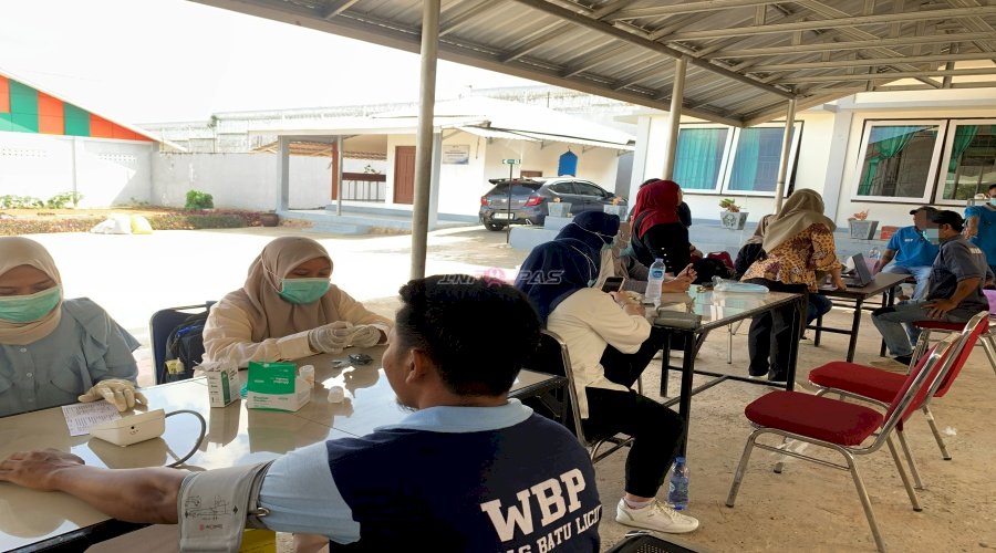 Lapas Batulicin Fasilitasi Tracking TBC dan Cek Kesehatan Gratis bagi Warga Binaan
