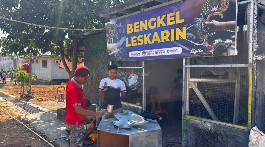 Keterampilan Otomotif Jadi Bekal, Warga Binaan Lapas Narkotika Karang Intan Tekuni Body Repair