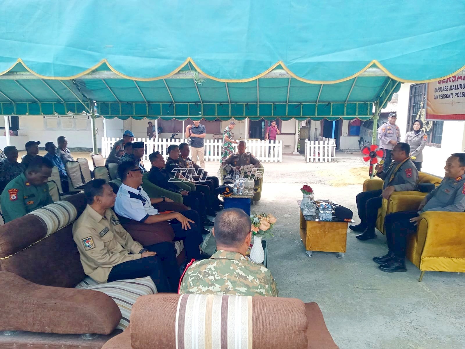 Perkuat Sinergi Kamtibmas, Lapas Wahai Ikuti Pertemuan Bersama Kapolres Malteng