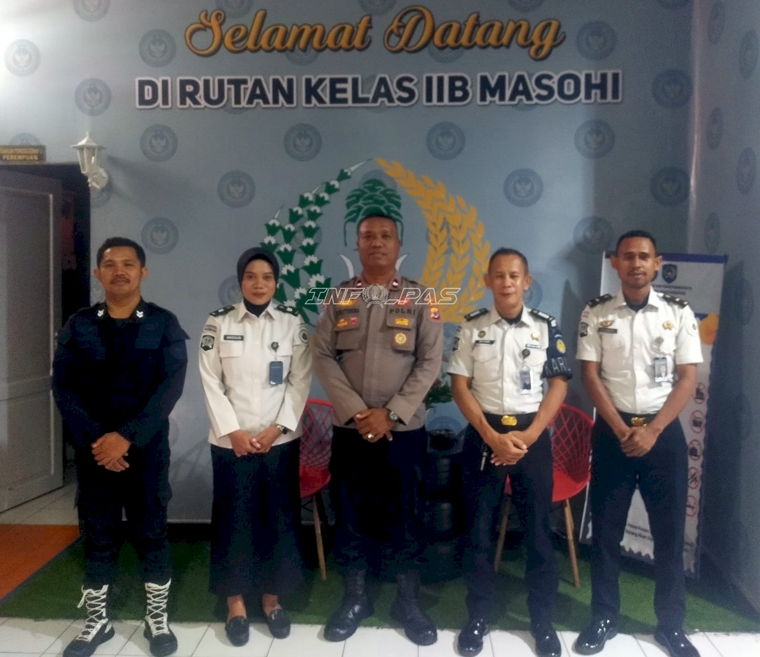 Rutan Masohi Terima Kunjungan Polres Maluku Tengah, Bahas Keamanan Rutan