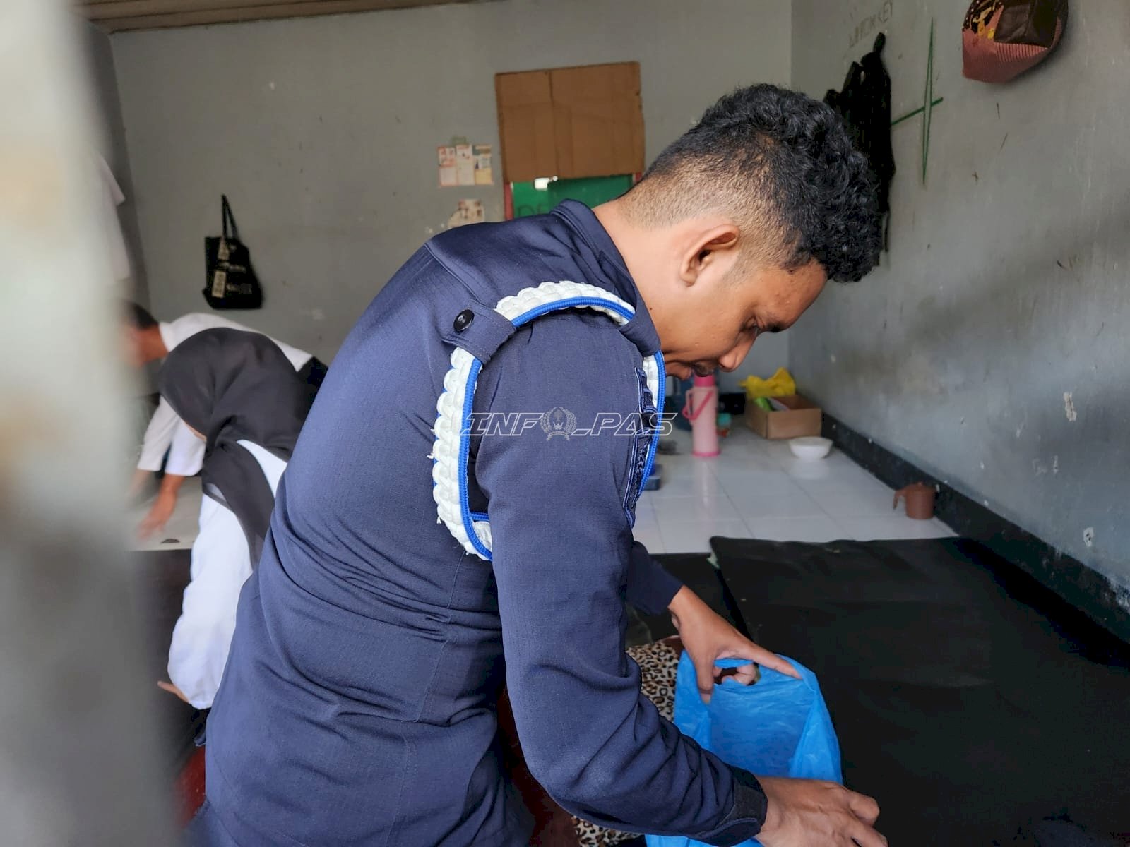 Antisipasi Gangguan Kamtib, Lapas Tual Geledah Kamar Hunian