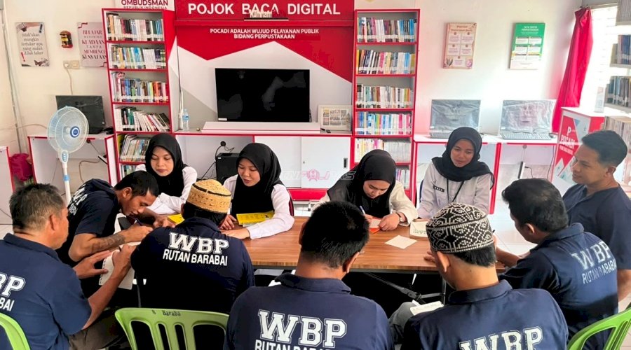 Lewat Kelas Buta Aksara, Rutan Barabai Tingkatkan Literasi Warga Binaan 