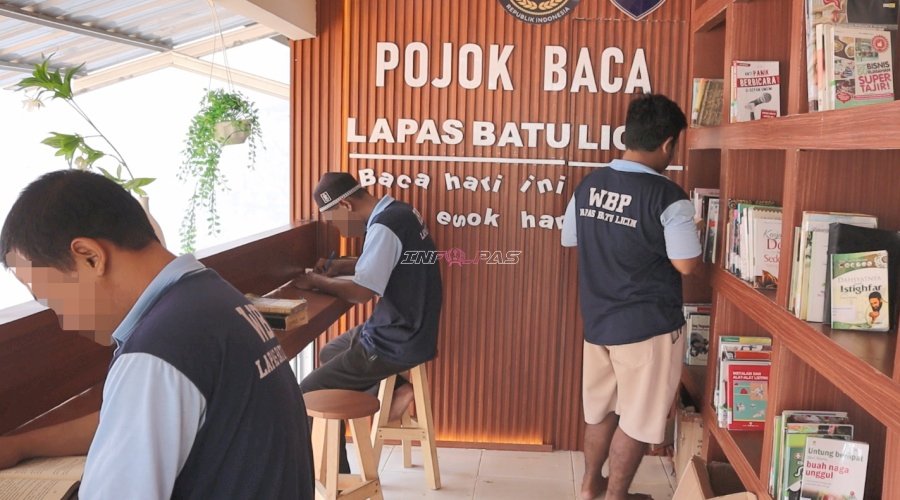 Lapas Batulicin Jadikan Buku Teman Pembinaan, Pojok Baca Buka Ruang Pengetahuan