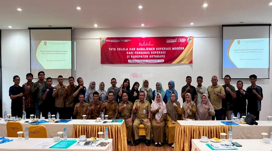 Pengurus PRIMKOPASINDO Lapas Kotabaru Tingkatkan Kapasitas lewat Pelatihan Tata Kelola Koperasi Modern
