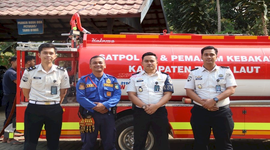 Sinergi Damkar dan Rutan Pelaihari, Wujud Kepedulian Pemenuhan Kebutuhan Air Bersih