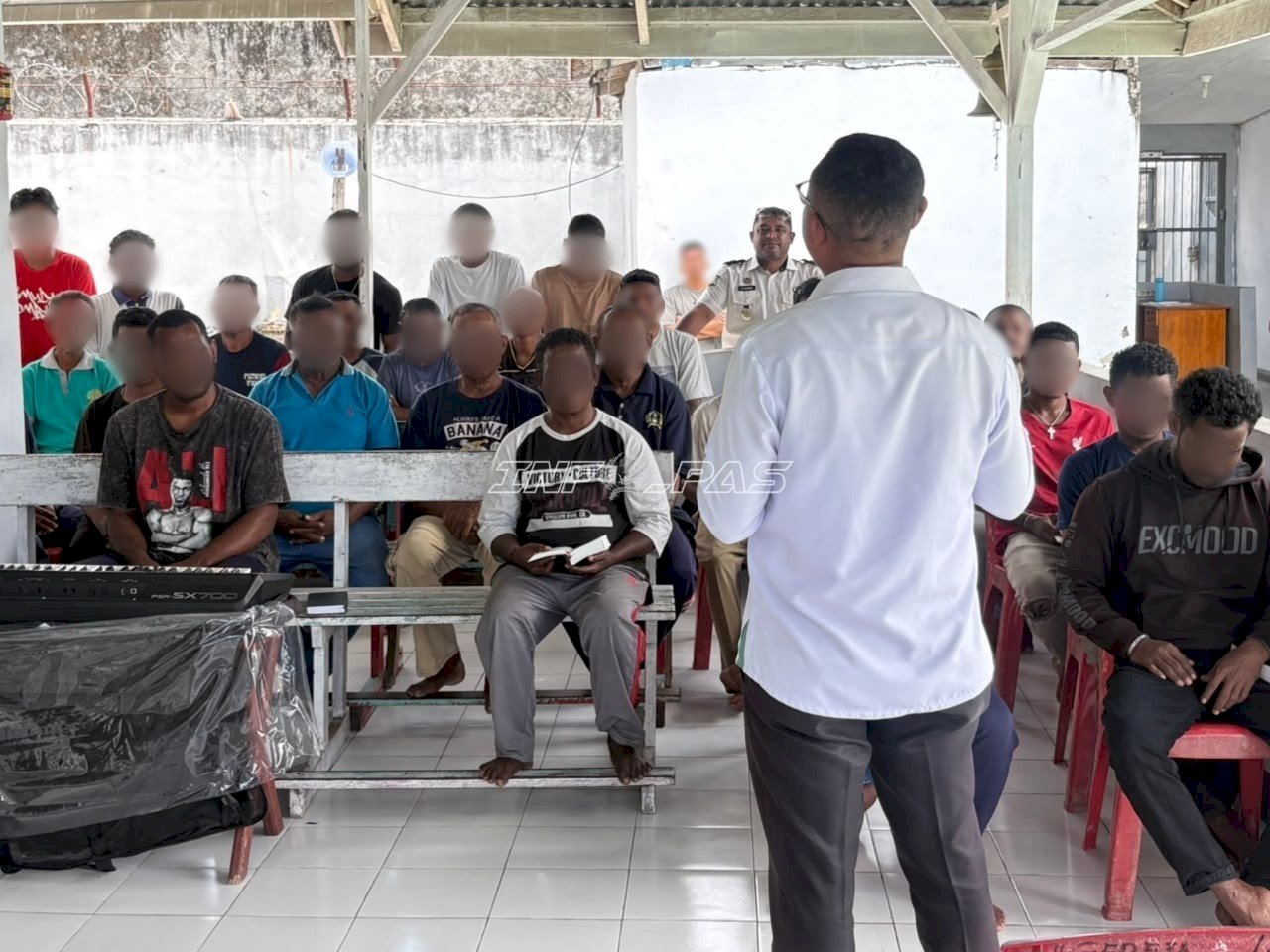 Gandeng Penyuluh Kemenag Malra, Lapas Tual Pastikan Hak Spiritual Warga Binaan Terpenuhi