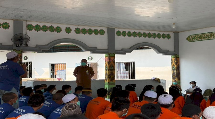 Rutan Rantau Gandeng Dinkes Kab. Tapin Sosialisasikan Pencegahan Penularan TBC
