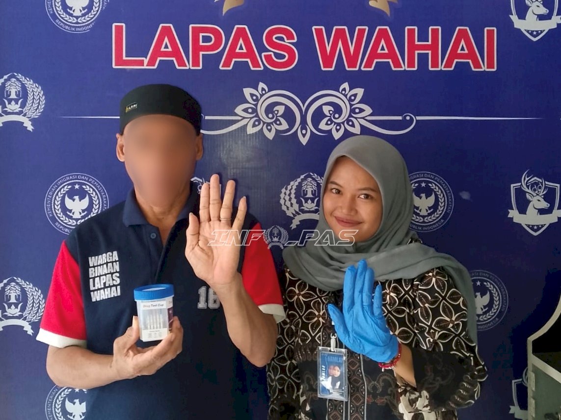 Lapas Wahai Pastikan Warga Binaan Bersih dari NAPZA Sebelum Bebas