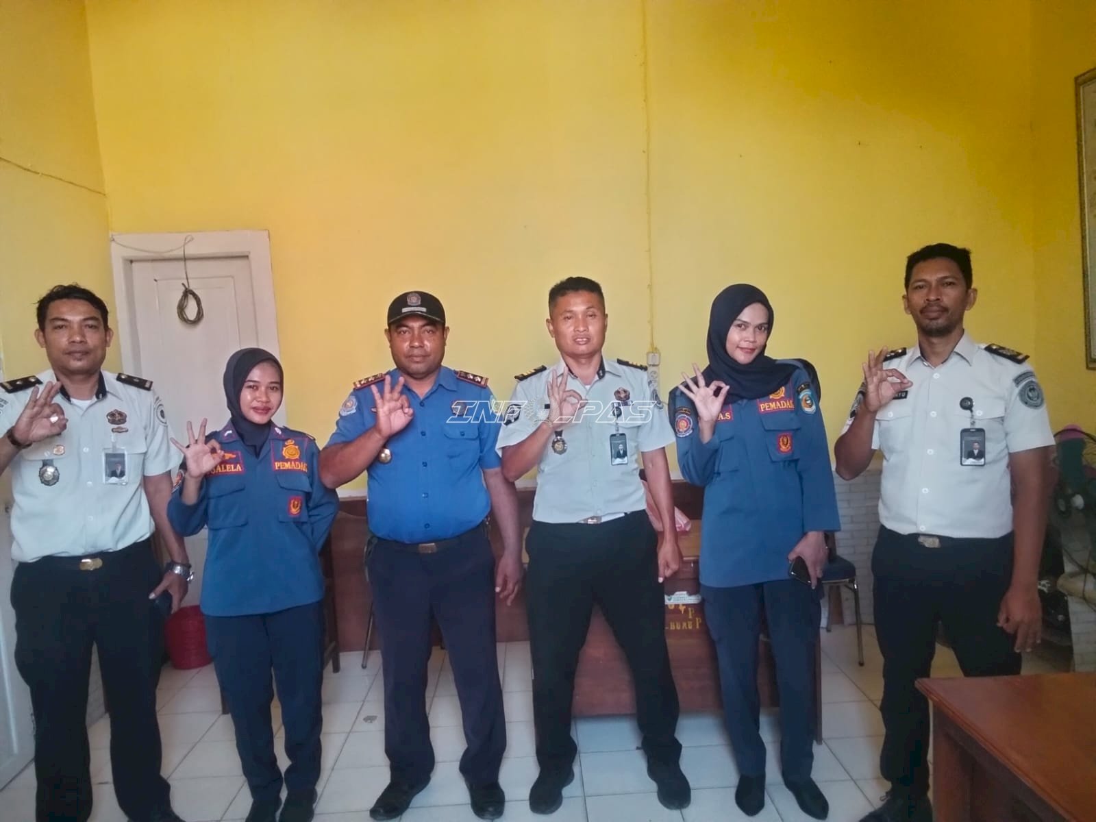 Mitigasi Kebakaran, Lapas Namlea Jalin Koordinasi dengan Damkar Buru