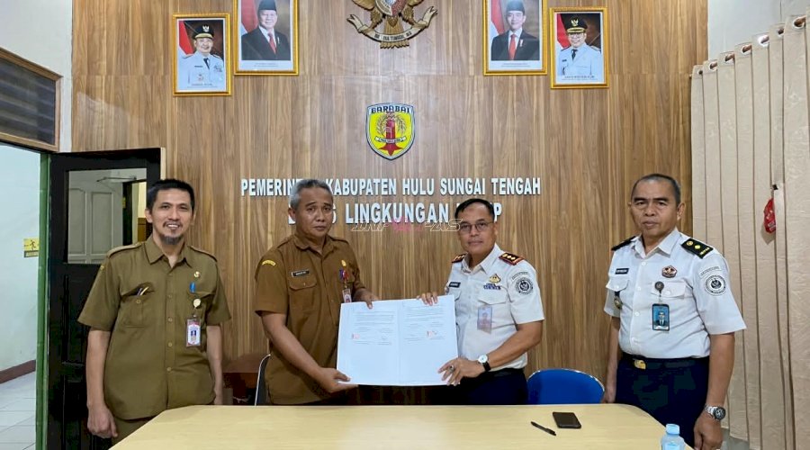 Rutan Barabai dan DLH HST Jalin PKS Pengelolaan Sampah Terpadu dan Pemberdayaan Warga Binaan