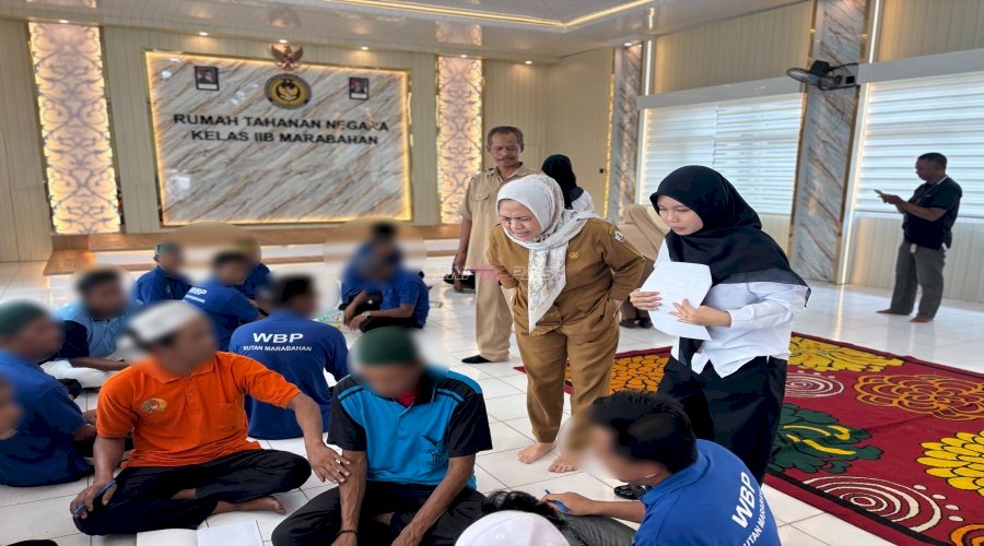 Rutan Marabahan Buka Kesempatan Belajar, Warga Binaan Tingkatkan Kemampuan Literasi Dasar