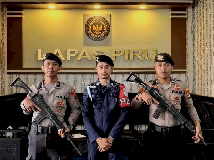 Lapas Piru Sambut Patroli Sambang Polres SBB, Perkuat Sinergi Keamanan