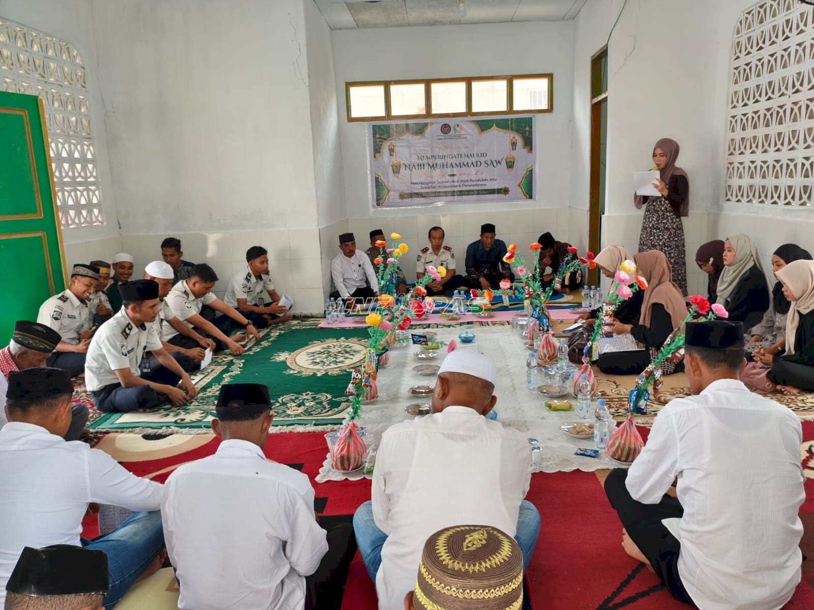 Lewat Maulid Nabi, Lapas Geser Gandeng KUA Seram Timur Bina Mental Spiritual Warga Binaan