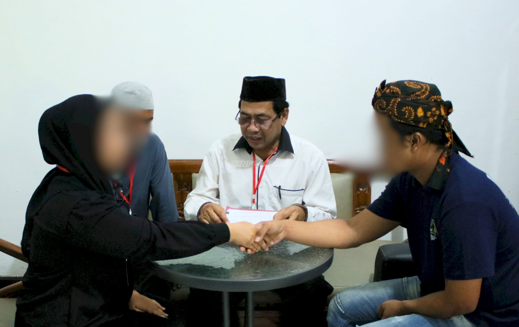 Jalankan Peran sebagai Wali, Warga Binaan Lapas Banjarmasin Ikuti Prosesi Taukil