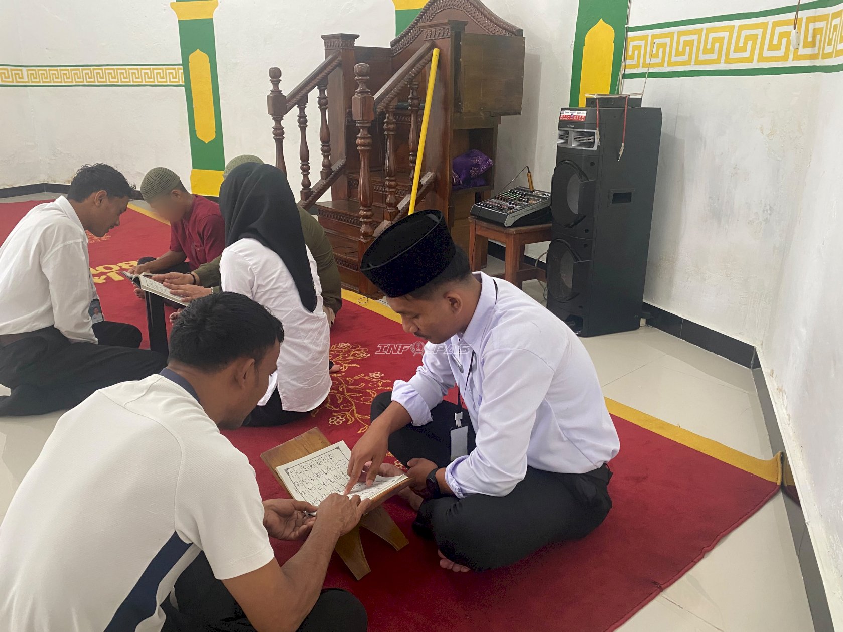 Lapas Bandanaira Gandeng Peserta Magang Bimbing Warga Binaan Belajar Iqra
