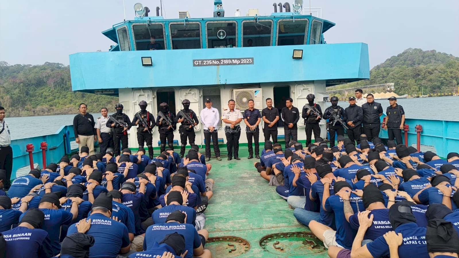 Lagi, 123 Warga Binaan Dipindahkan ke Nusakambangan