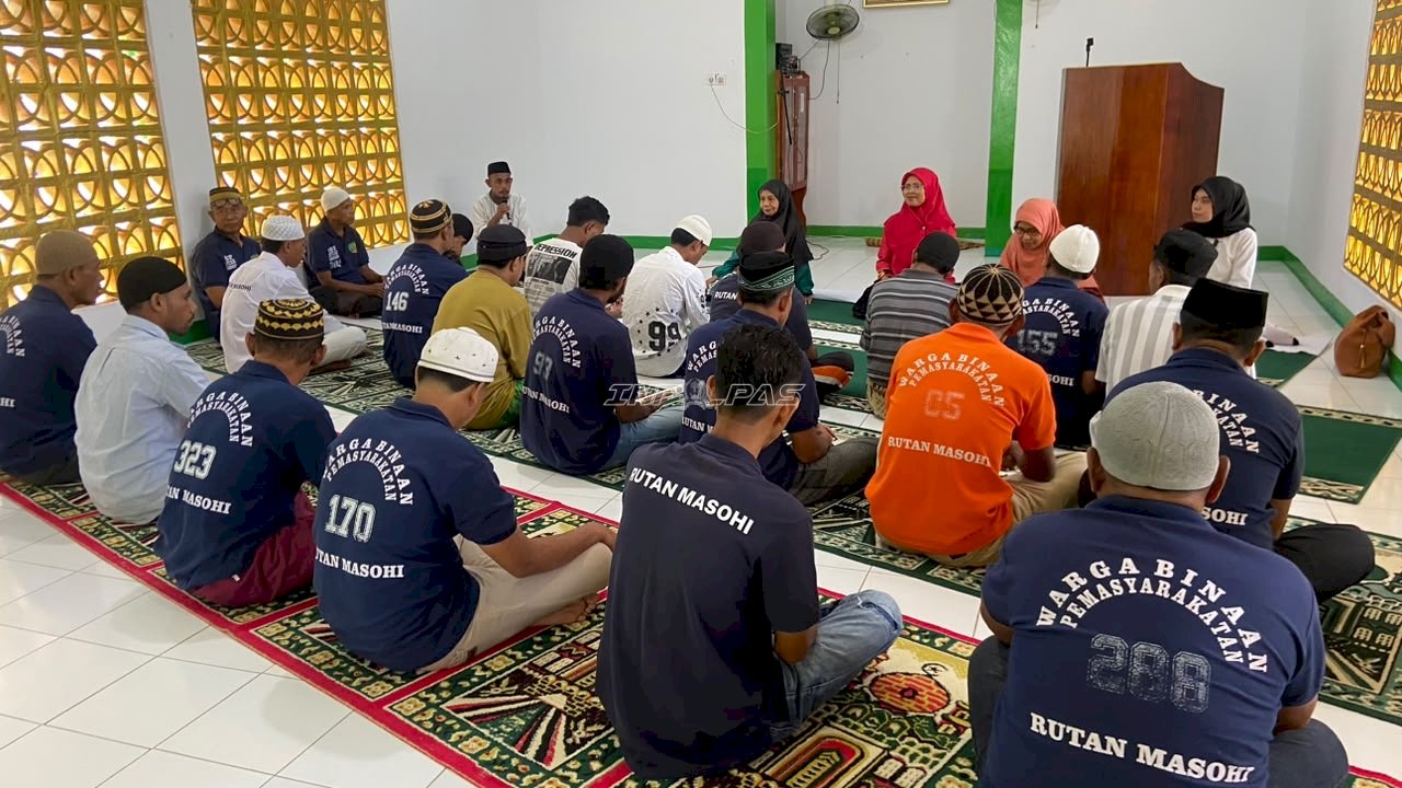 Rutan Masohi Ajak Warga Binaan Perdalam Keagamaan lewat Selawat dan Diskusi