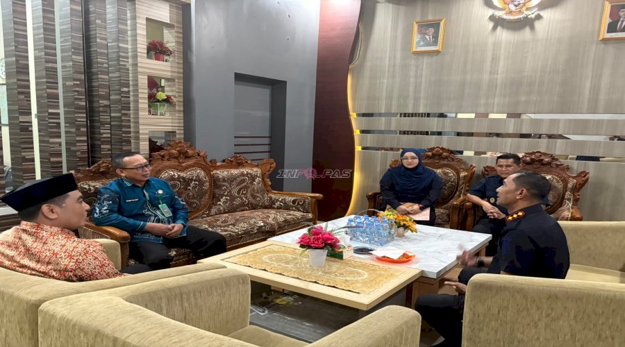 Lapas Kotabaru Perkuat Pembinaan Keagamaan dengan Kemenag Kotabaru