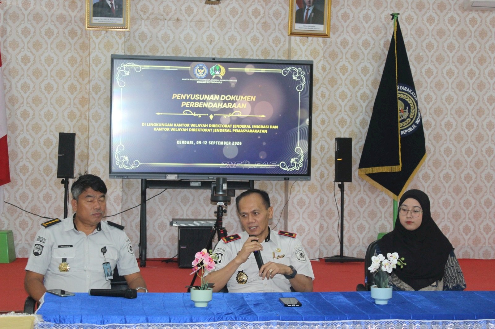 Kanwil Ditjenpas Sultra Pastikan Administrasi Perbendaharaan dan Tunjangan Kinerja Tertib