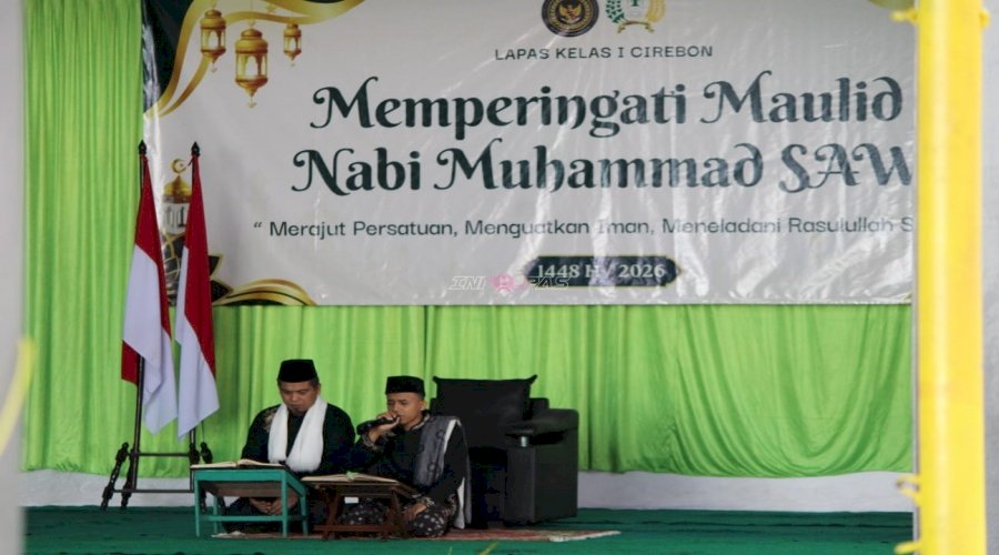 Peringati Maulid Nabi, Lapas Cirebon Ajak Warga Binaan Teladani Rasulullah