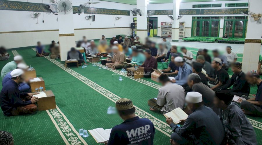 Dari Pagi hingga Malam, Lapas Banjarmasin Perkuat Pembinaan Spiritual Warga Binaan