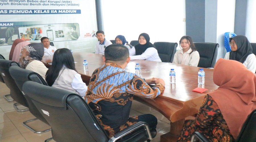 Lapas Pemuda Madiun Sambut Monitoring Univ. PGRI Madiun Jelang Penarikan Tiga Mahasiswa Magang