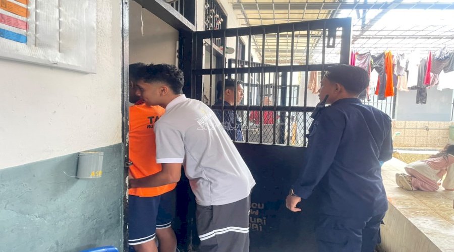 Razia dan Tes Urine, Komitmen Rutan Ambon Ciptakan Lingkungan Bersih dari Narkoba