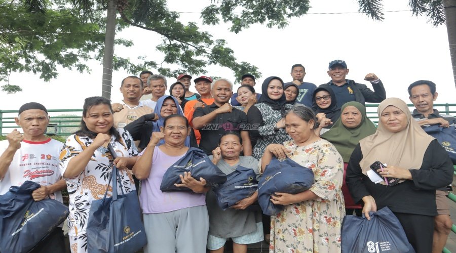 Tak Hanya di Balik Tembok, Lapas Kelas I Tangerang Hadir Berbagi dengan Warga Kampung Bekelir