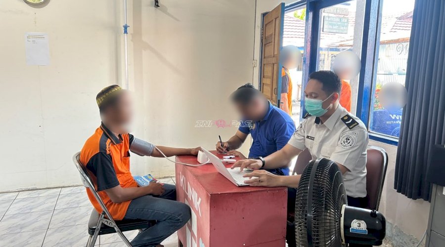 Rutan Marabahan Intensifkan Pemeriksaan Kesehatan Warga Binaan di Tengah Kondisi Udara Terdampak Asap
