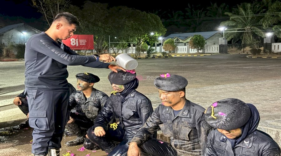 Lapas Narkotika Karang Intan Gelar Pembaretan, Tanamkan Nilai Disiplin dan Kesiapsiagaan kepada Delapan Petugas