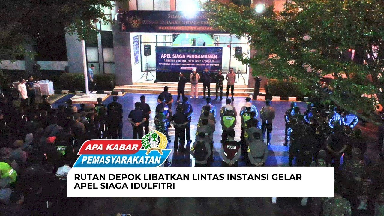 RUTAN DEPOK LIBATKAN LINTAS INSTANSI GELAR APEL SIAGA IDUL FITRI