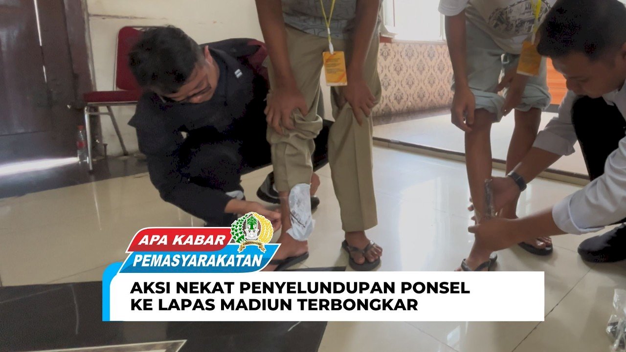 AKSI NEKAT PENYELUNDUPAN PONSELke LAPAS MADIUN TERBONGKAR