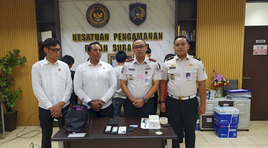 Dua Paket Sabu di Lapisan Tas, Petugas Rutan Surabaya Gagalkan Penyelundupan Ketiga Bulan Ini