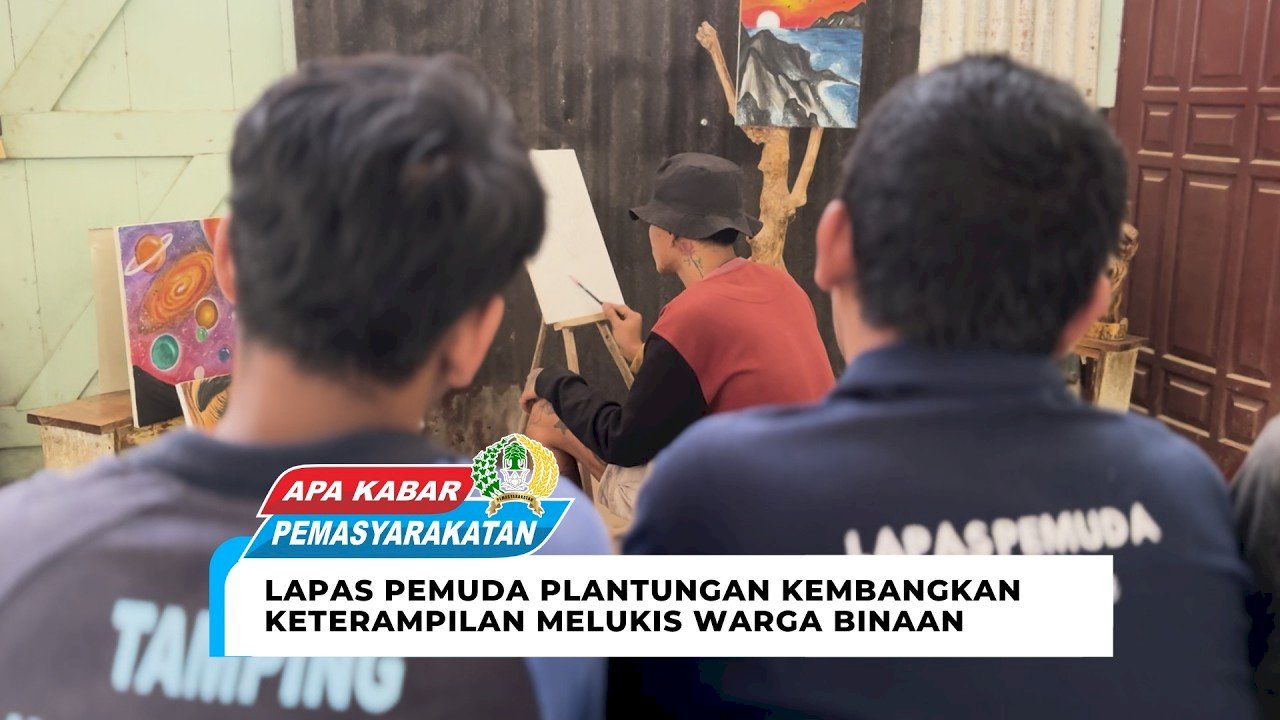 Lapas Pemuda Plantungan Kembangkan Keterampilan Melukis Warga Binaan
