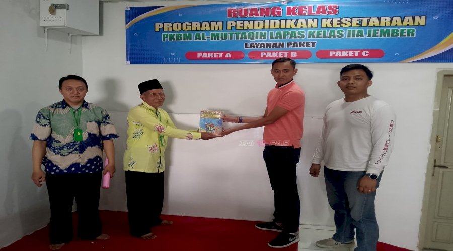 Tingkatkan Program Penyetaraan Pendidikan, Lapas Jember Gandeng PKBM Al-Muttaqin