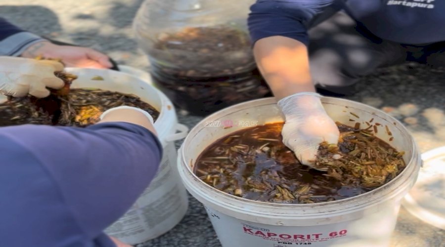 Kembangkan Kemandirian Berkelanjutan, Lapas Perempuan Martapura Monitoring Pertanian dan Eco Enzyme