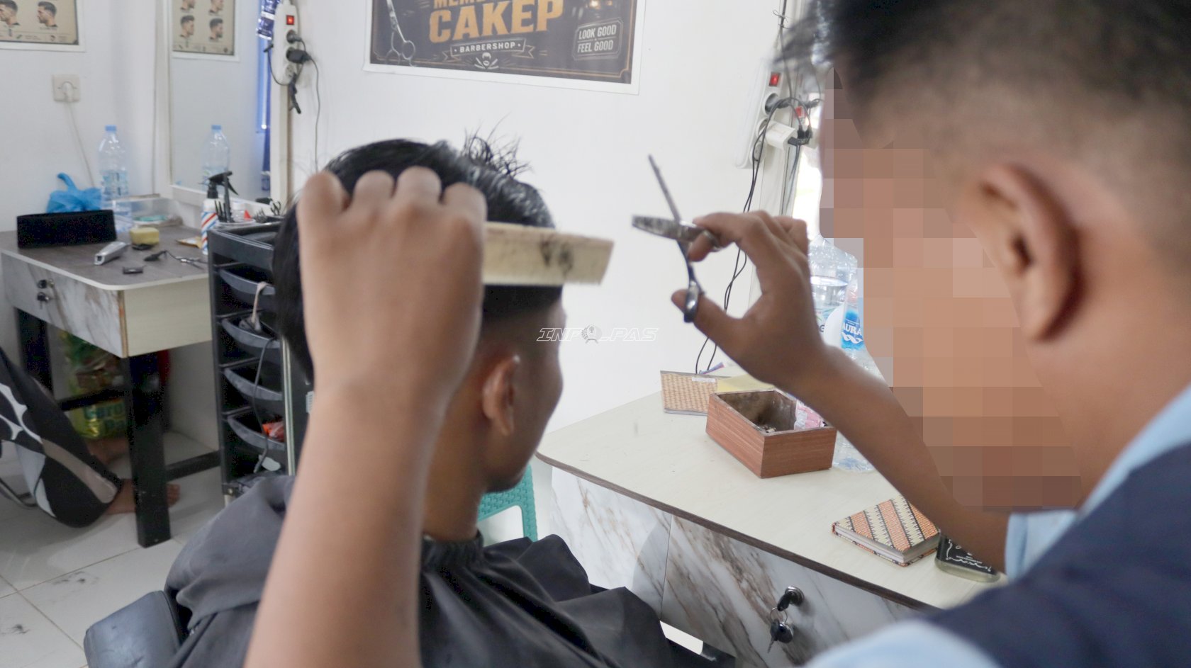 Barbershop Lapas Batulicin Jadi Ruang Asah Keterampilan Warga Binaan