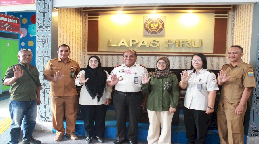 Lapas Piru Sambut Supervisi Terpadu Intervensi PPM dan TBC-HIV oleh Dinkes Prov. Maluku dan Kab. SBB